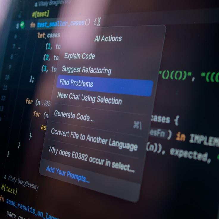 Mobile app project planning workspace with devices and development tools